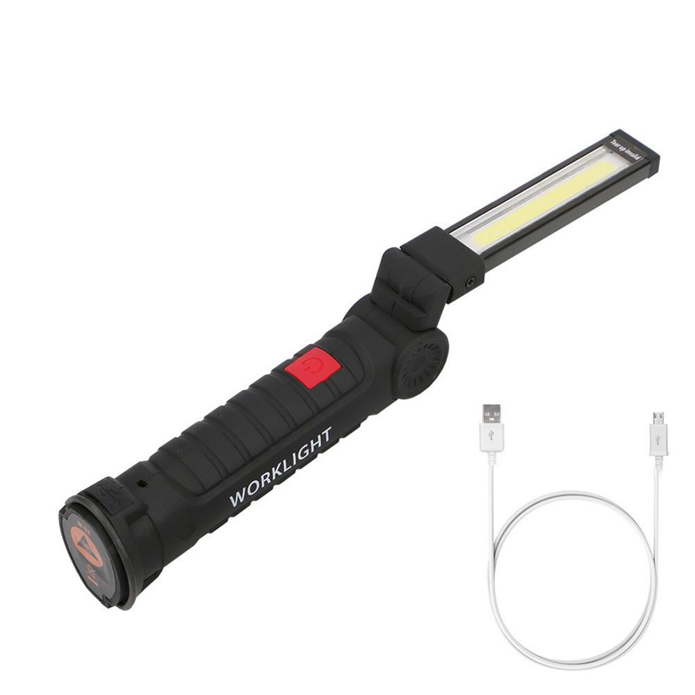 Portable Rechargeable Magnetic USB COB Work Light Lamp Torch Folding Inspec M1T2 
