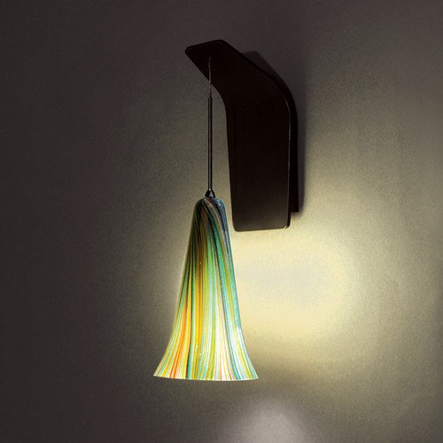 WAC Lighting WS72-G630PK/BN Artisan LED Brushed Nickel Wall Sconce Wall Light