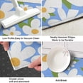 thumbnail image 3 of Blue Daisy Flower Green Leaves Pattern Kitchen Rug Mat,Kitchen Runner Rugs Non Skid Washable,Decorative Kitchen Floor Mats for Kitchen,Sink,Laundry,17"X47", 3 of 5