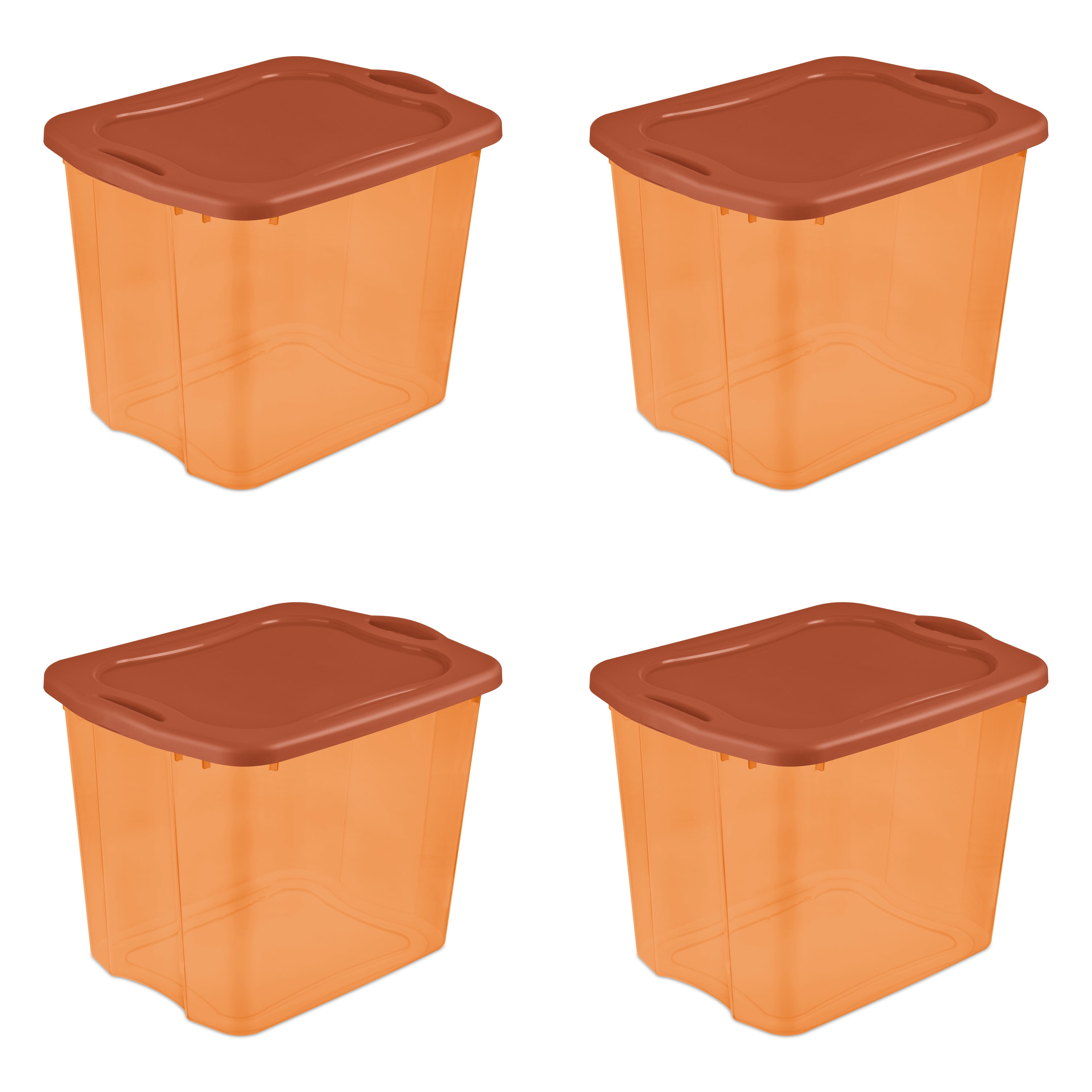 orange sterilite tote