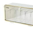 thumbnail image 3 of GUOOL Ties Underwear Sock Organizer Box Transparent Wall Hanging Multi Functional with White, 3 of 4