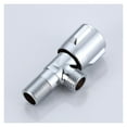Copper Angle Stop Valve Hot and Cold Water Stop Valve Quick Open Faucet