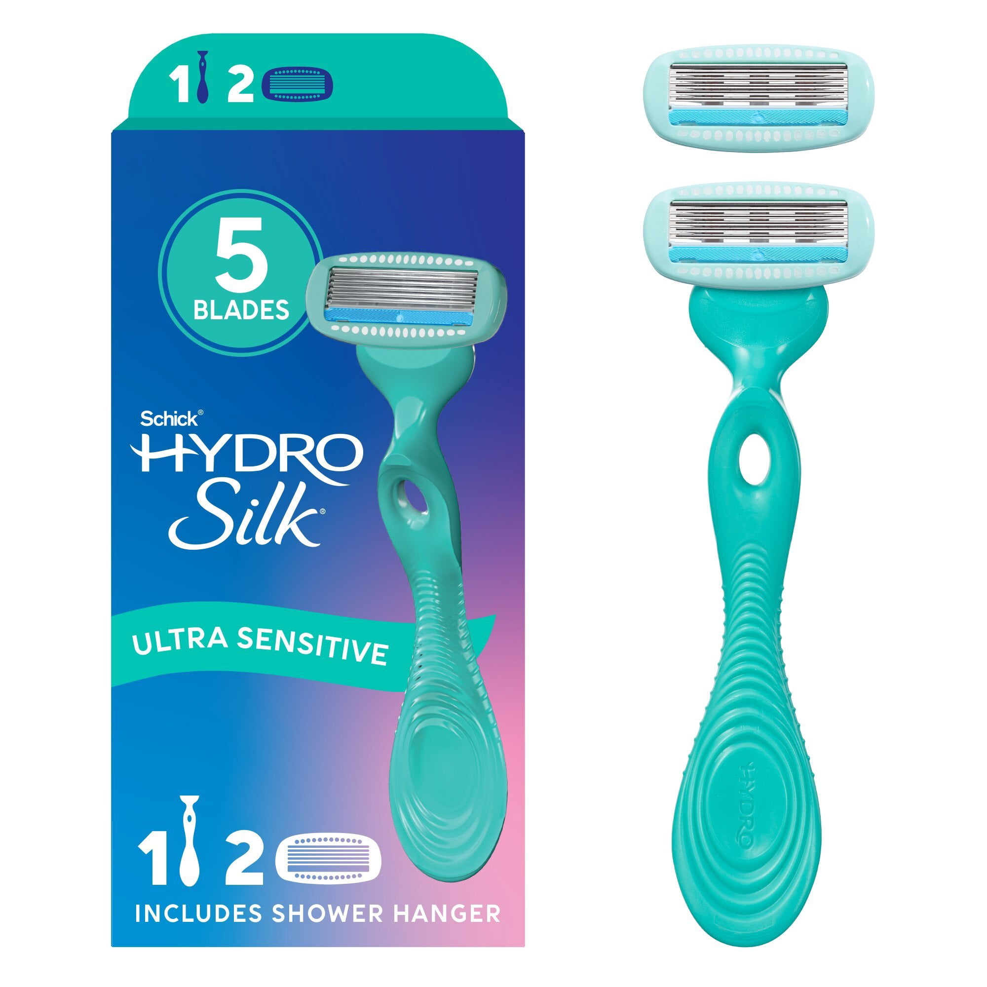 Hydro Silk, Razor for Women, 5 Blade Ultra-Sensitive, Hydrate