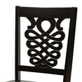 thumbnail image 2 of Baxton Studio Dark Brown Finished Wood 2-Piece Dining Chair Set, 2 of 7
