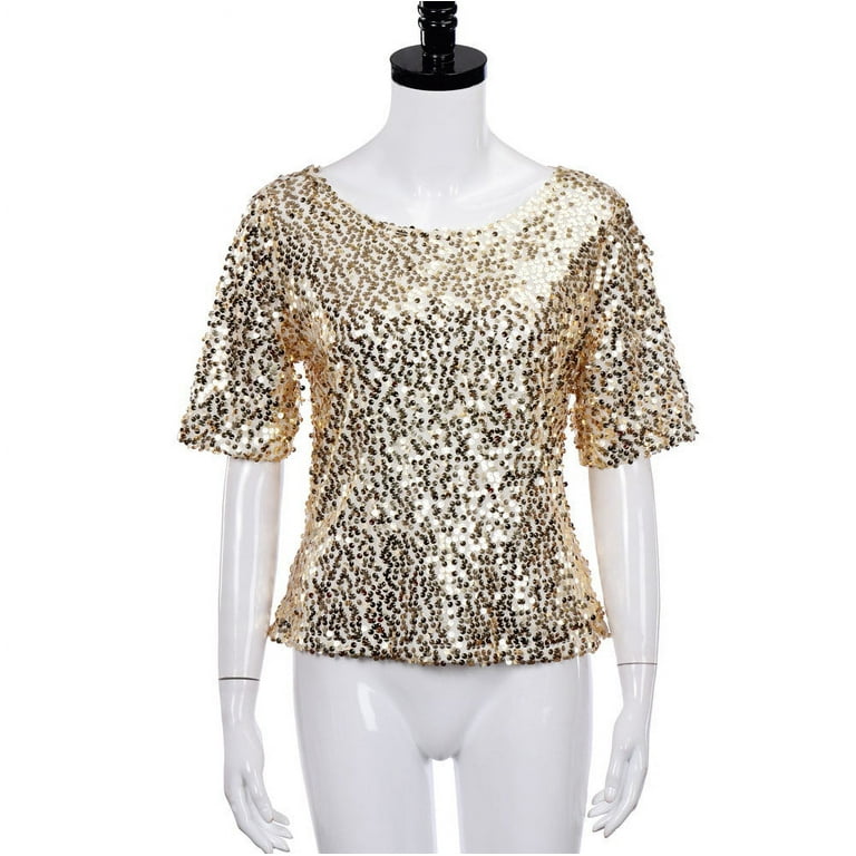 Black and gold dressy tops hot sale