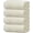Cream, variant on Pack of 4 Extra Large Bath Towels 30 x 60 Inches, 100% Cotton, Larger & Lighter Weight, Quicker to Dry, Super Soft and Absorbent, Perfect for Bathroom, Cool Grey