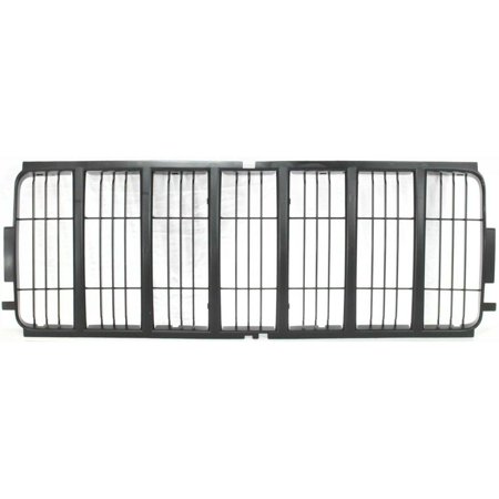 Grille Insert For 2002-2004 Jeep Liberty Sport Utility Black Plastic