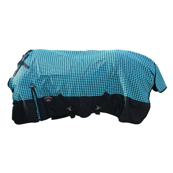 84" 1200D Turnout Waterproof Horse WINTER BLANKET HEAVY Turquoise 530G