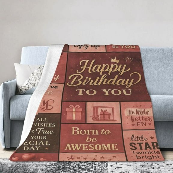 Birthday Gifts for Women, Best Friend Friendship Birthday Gifts Presents for Women, Happy Birthday Gift Blanket , Funny Clever Woman Birthday Gifts for Her, Bday Gift 50x40