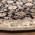 thumbnail image 3 of Safavieh Chelsea Raeburn Oriental Area Rug, Black, 8' x 8' Round, 3 of 8