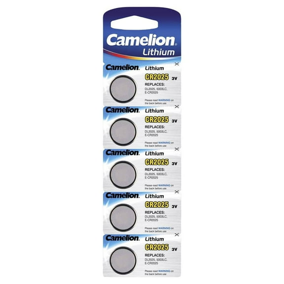 25-Pack CR2025 3 Volt Lithium Coin Cell Batteries