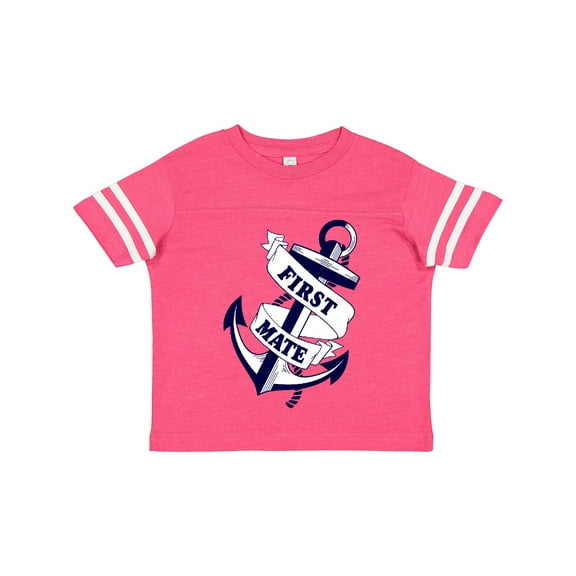 Inktastic First Mate with Anchor and Banner Boys or Girls Toddler T-Shirt