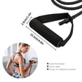 thumbnail image 4 of 1pc 5 Level Resistance Bands with Handles for Home Exercise and Strength Training - Perfect for Yoga, Pilates and Boxing Yellow-10LB, 4 of 5