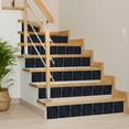 thumbnail image 6 of Mi Alma Black Solid Color Peel & Stick Vinyl Backsplash Tiles 5x5, 24 pcs, 6 of 13
