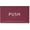 Burgandy, variant on ADA CENTRAL SIGNS - 6" X4" Push Sign - ADA Compliant Tactile Graphics Grade 2 Braille Text Safety Sign| Wall Mount End Door Confusion Plastic Signs for Businesses, Offices, Stores, Cafes, and Shops