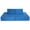 Blue, variant on Costway Suede 4 Piece Convertible Kids Sofa, Blue