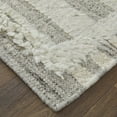 thumbnail image 6 of Feizy Ashby Transitional Geometric, Gray/Ivory, 2'6" x 10' Runner Easy Care Stain Resistant Pet & Kid Friendly Farmhouse Floor Rug for Living room Bedroom, 6 of 8