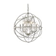 thumbnail image 1 of Elegant Lighting Geneva 25" 6 Light Royal Crystal Pendant Lamp, 1 of 9