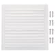 thumbnail image 1 of Ventilación de Gablete de Aluminio Uxcell 12"x12", Cubierta de Salida de Pared Exterior HVAC, Rejilla de Aire con Pantalla de Malla, 1 of 6