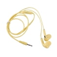 thumbnail image 2 of BIMZUC Wired Sport Earphone 3.5mm Universal HiFi Music Bass Earbud Headphone with Microphone, In-Ear 3.3ft Corded Gaming and Casual Listening Audio Earplug Style for Smartphone & PC, Yellow, 2 of 9