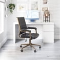 thumbnail image 1 of Chaise de Bureau Vintage Noire, 1 of 8