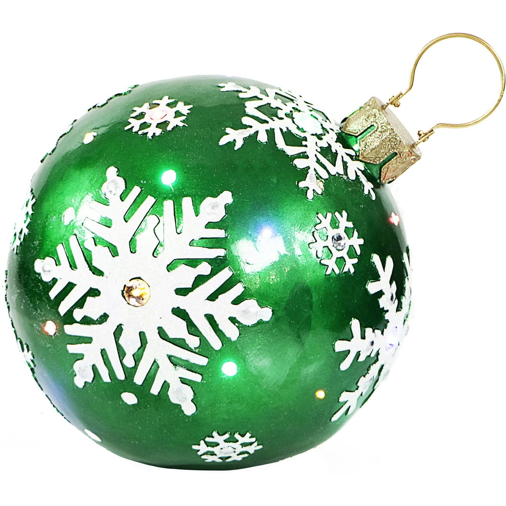 Outdoor Christmas Bulb Ornaments 