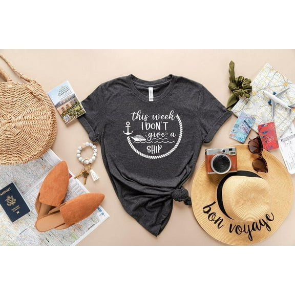 This Week I Don’t Give A Ship Shirt, Family Trip 2024 Shirt, Matching Cruise Vacation Tee, Family Vacation Shirt