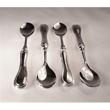 

Elegance Silver Plate Rim Spoons 5.25 in. - Set of 4