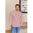 thumbnail image 4 of Ekouaer Men's Turtleneck Long Sleeve Turtle Neck Shirts Basic Lightweight Undershirt Thermal Pullover Sweater, 4 of 7