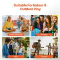 thumbnail image 5 of KFFKFF Outdoor Game Giant Tumble Tower, Set of 54 Medium-Sized Pine Wood Stacking Blocks Game, Comes with Portable Bag and Scoring Board, Wooden Pile-Up Game, Ideal for Family Fun, Indoor/Outdoor Use, 5 of 9