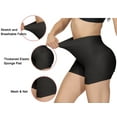 thumbnail image 3 of SWSMCLT Women's Hip Pads Shaper Padded Thigh Butt Lifter Panties Mesh Tummy Control High Waisted Body Shaper Shorts Underwear Hip Enhancer Shapewear Waist Black Medium, 3 of 5