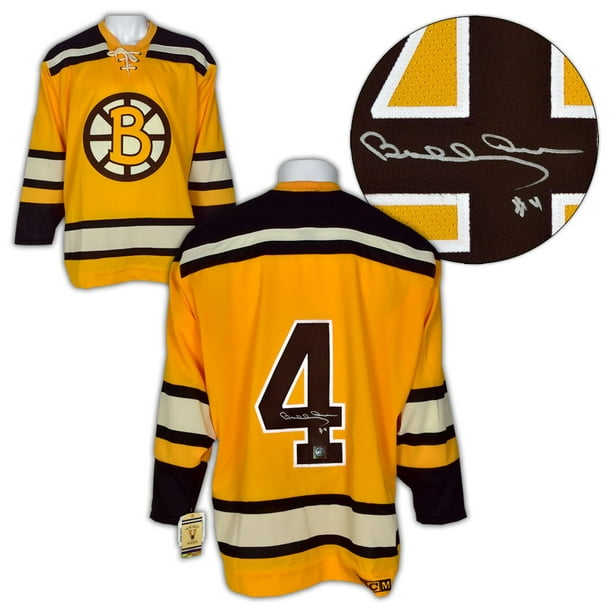 BOBBY ORR  Boston Bruins 1972 CCM Vintage Home NHL Hockey Jersey