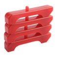 thumbnail image 1 of 4 Uds.Aisladores de radiador de motor de coche 7-1711 accesorios almohadillas de repuesto directo soportes cojín bloque pequeño de uretano rojo para Sharpla Radiador del motor, 1 of 8