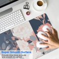 thumbnail image 7 of Colorful Vintage Flower Gaming Mouse Mat, Rectangle Large Non-Slip Rubber Gaming Mouse Pad with Stitched Edges, Office Mouse Pad for Women Men Kids, 31.5x11.8in, 7 of 7