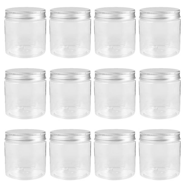 Mini frascos de 12 unidades con tapas herméticas para especias, mermeladas y miel.