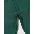 thumbnail image 7 of iiniim Gig Girls Athletic UPF 50+ Swimwear Long Sleeve Rash Guard Swimsuit for Surfing Diving 7-14 Green 11-12, 7 of 7