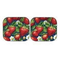 thumbnail image 7 of Kll Strawberry2 Windshield Sun Shade 2-Piece Foldable Car Front Window Sunshade For Most Sedans Suv Truck - Auto Sun Blocker Visor Protector Blocks Max Uv Rays - Medium, 7 of 7
