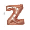 thumbnail image 3 of Efavormart 40" Metallic Blush/Rose Gold Mylar Foil Helium/Air Letter Balloons - Z, 3 of 8