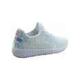 thumbnail image 2 of Forever Link Women's Shoes Lightweight Glitter Running Athletic Shoes White 6.5, 2 of 2