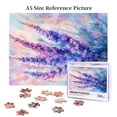 thumbnail image 6 of 500 pcs 500 piece puzzle for adults Lavender,Challenging Brain Exercise,Unique and Beautiful Design,beauty Lavender Wooden Puzzles 500 Piece,Gift for Lavender Lovers,Stress relieving pleasure, 6 of 6