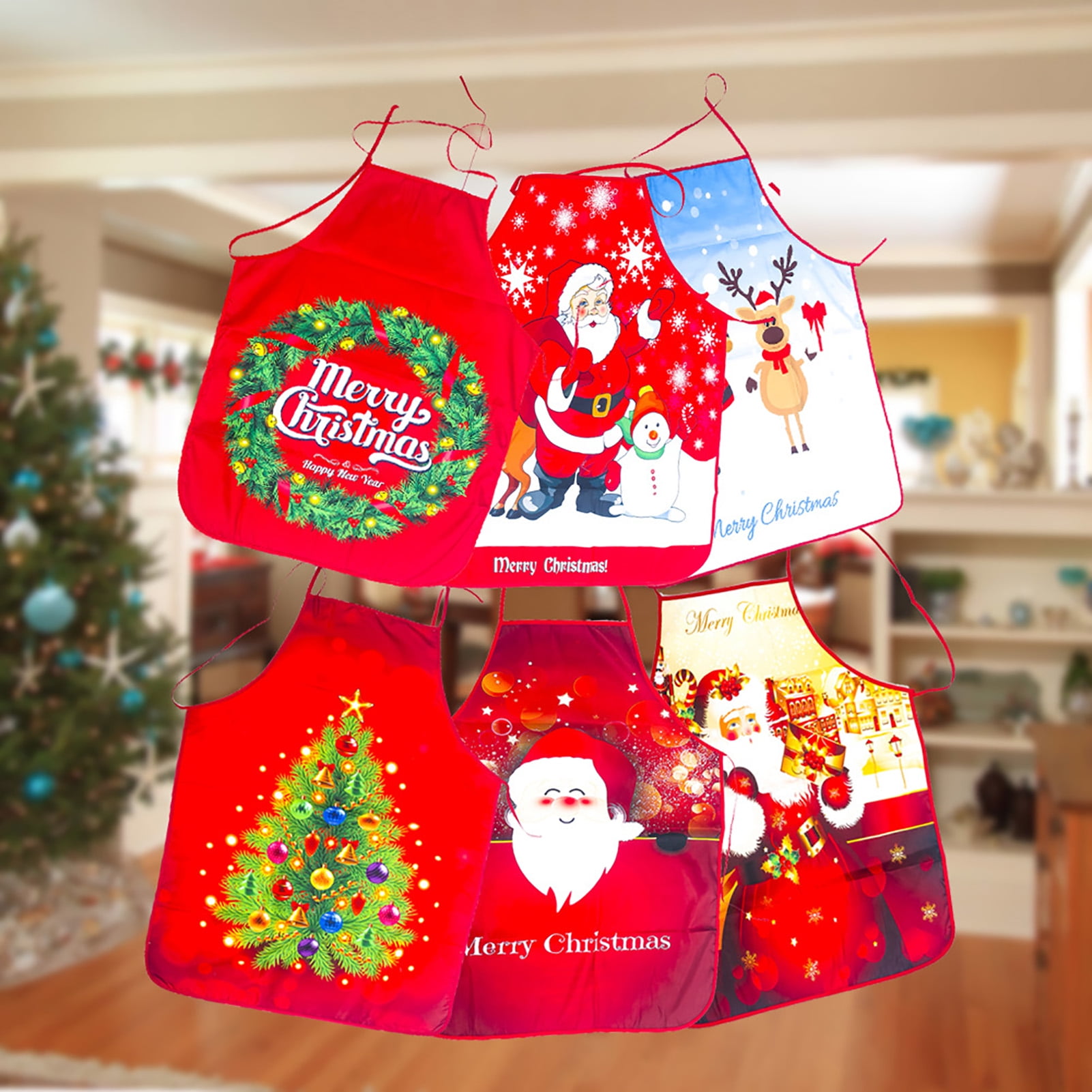 Christmas Tea Towels Home Kitchen Cloth Novelty Xmas Gift Snowman Santa Xmas 