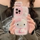 thumbnail image 1 of Funda de teléfono Hello Kitty para iPhone 12, 12pro Max, 11, 13 pro Max, 11pro Max, X, XSMAX, XR, Kawaii, maquillaje, espejo, soporte a prueba de golpes, 1 of 3