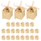 thumbnail image 1 of 25pcs Party Favor Boxes Treat Containers Candy Boxes Hollow Treats Packaging, 1 of 5