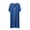 Blue-womens pajamas, variant on Hilenly Mens Nightshirt Short Sleeve Lounge Sleep Henley Shirts Comfy Modal Sleepwear Loungrwear