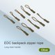 thumbnail image 5 of Cuerda De Cremallera Edc Cuerda De Cremallera De Ropa 10x Tiradores De Cremallera Cordón Deslizante Tirador De Cuerda Extremos Bloqueo Hebilla De Clip De Cremallera Para Bolsa EDC ANGGREK Otros, 5 of 5