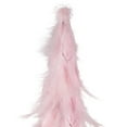thumbnail image 4 of Northlight Glittered Layered Feather Cone Tree Christmas Decoration - 19.5" - Pink, 4 of 6