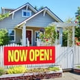 thumbnail image 2 of 1 Set Large Outdoor Hanging Banner High Visibility Opening Sign for Shop with Rope Grand Opening Flag, 2 of 10