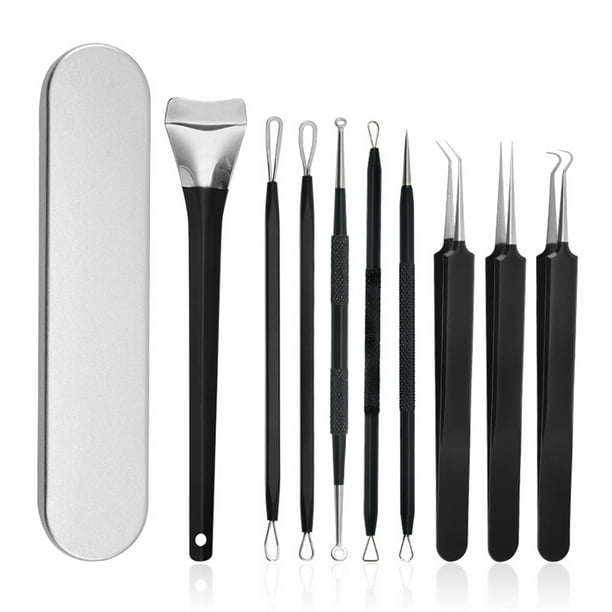 huanledash 1 Set Blackhead Removal Tool Doublehead Sharp Portable Safe