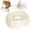 Beige, variant on Dog Lick Bowl with Ball,Lick Ball Bowl for Dogs,Dog Licking Bowl with Rolling Ball,Slow Feeder Ball Bowl to Slow Pet Eating,Rolling Ball Dog Bowl Give Pet More Time to Enjoy Eating. (Yellow)