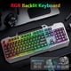 thumbnail image 2 of Combo de teclado y ratón AULA Gaming de 104 teclas con retroiluminación RGB, 2 of 9